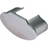 Slotted End Caps Oval  100mm x 40mm x 2mm-Grade 316 Satin 